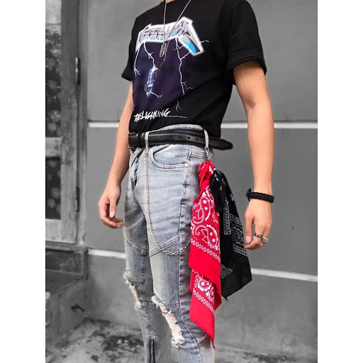 Khăn bandana và 3 kiểu mix đồ cực chất dành cho nam  4 Khăn bandana và 3 kiểu mix đồ cực chất dành cho nam  3