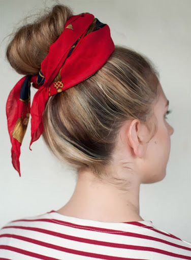 Đón mùa hè cực hot với tóc xinh cùng khăn bandana 5 Khăn bandana