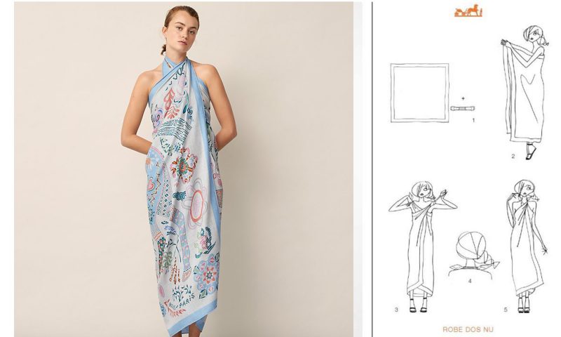 các kiểu buộc khăn bandana