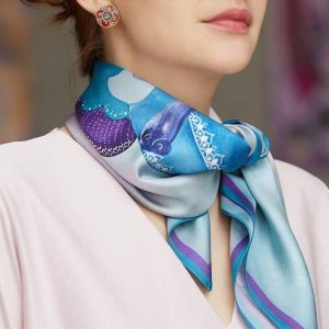 Sản xuất khăn lụa silk theo yêu cầu 21